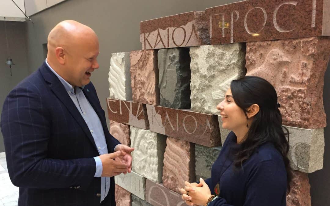 Sama Anfous besøkte Midtøsten-forum