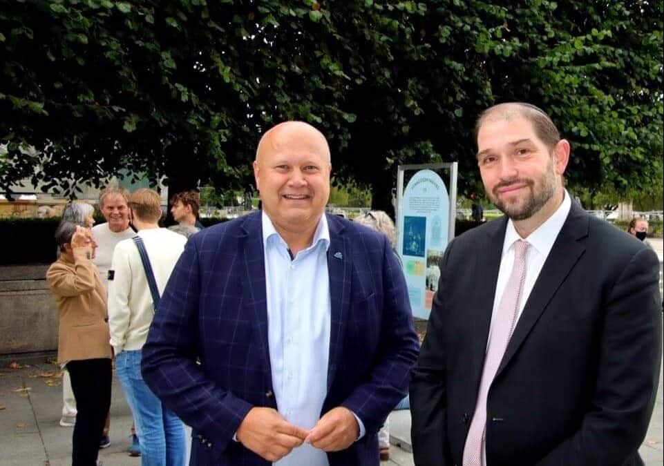 Hilsen til Det Mosaiske Trossamfund og synagogen i Oslo