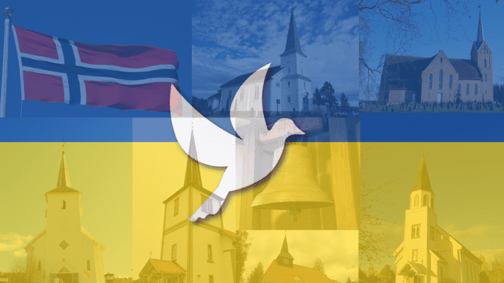 Kirkeklokkene ringer for Ukraina
