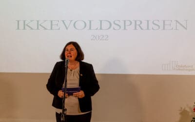 Prisvinners takketale «Ikkevoldsprisen 2022»