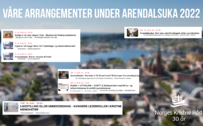 Norges Kristne Råd på Arendalsuka 2022
