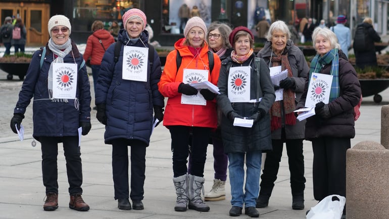 Ikkevoldsprisen 2024 går til Bestemødre for fred!