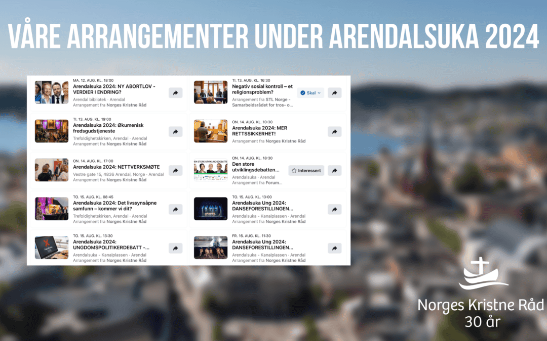 LIVE-stream opptak fra Arendalsuka 2024